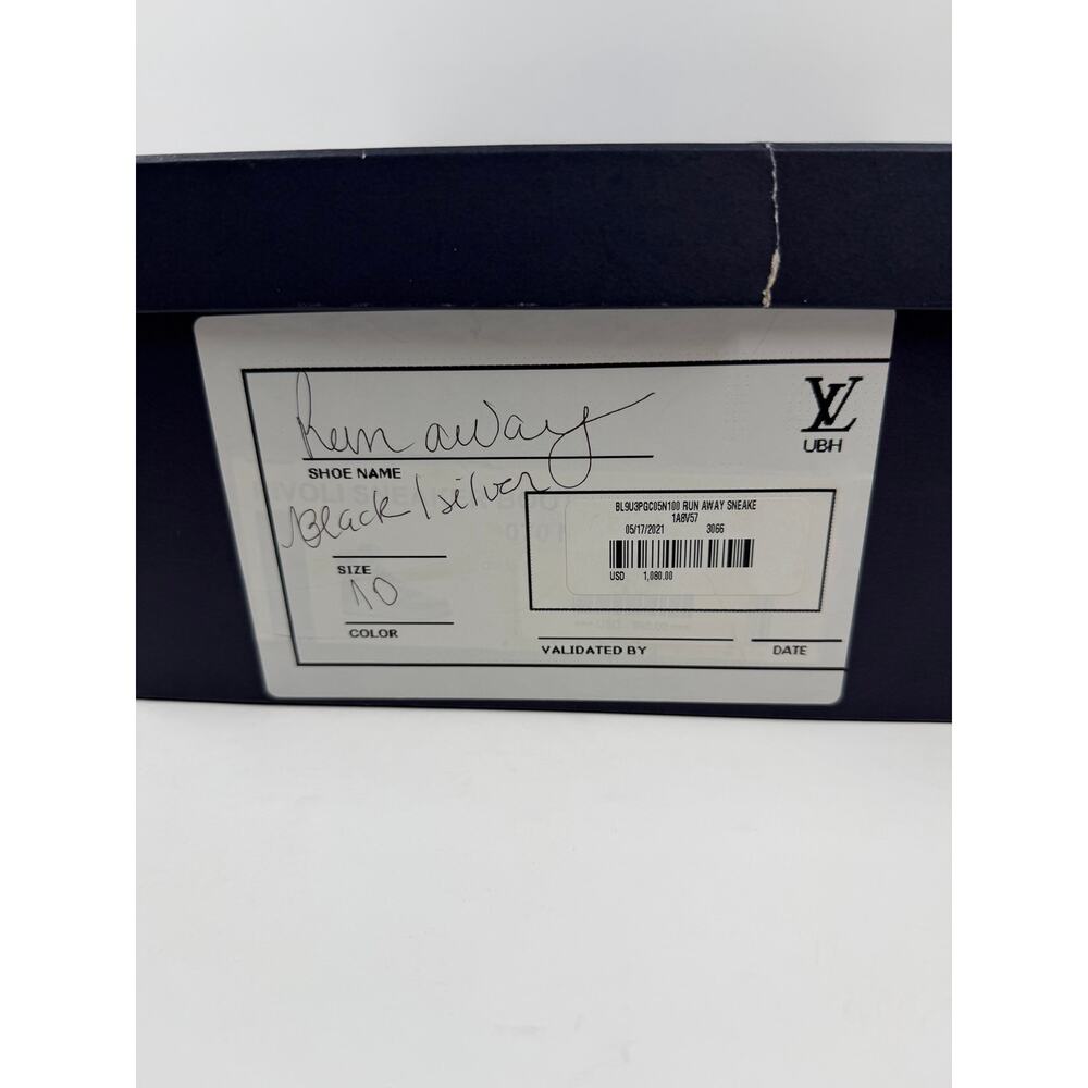 Size 10LV/11US - Louis Vuitton Runaway Black Sneakers NEW - Picture 10 of 10